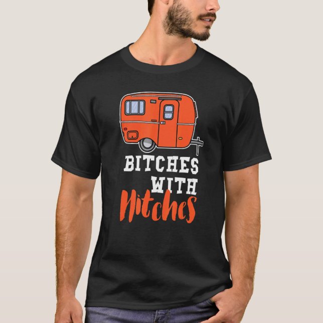 Camping  Essential Hitches Summer Vacation T-Shirt (Front)