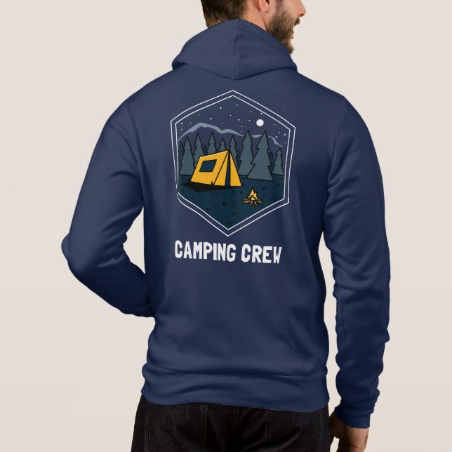 Camping Family Vacation Matching Hoodie (Back)