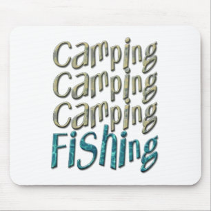 Camping Fishing Mouse Pad