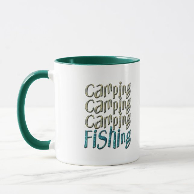 Camping Fishing Mug (Left)