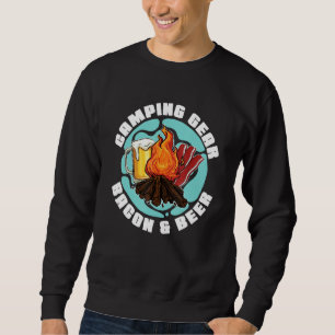 Camping Gear Bacon & Beer Barbecue Breakfast Pork Sweatshirt