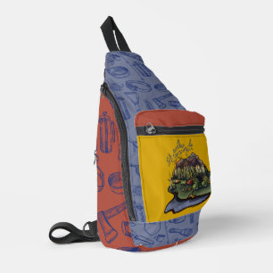 Camping Gear Print Cut Sew Bag