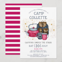 Camping Glamping Birthday Party Under The Stars