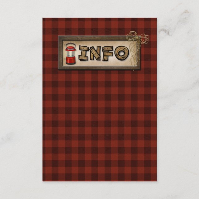 Camping, Glamping, Fishing, Nature Enclosure Card (Front)