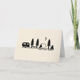 Camping Greeting Card