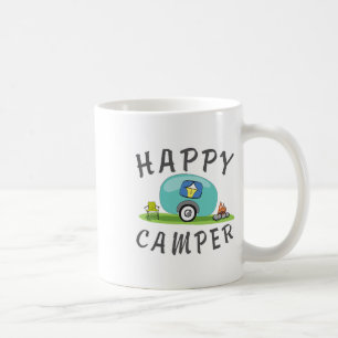 Camping - Happy Camping Trailer Camper Tee  Coffee Mug