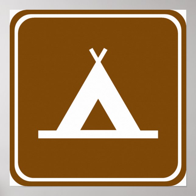 Camping Highway Sign (Front)
