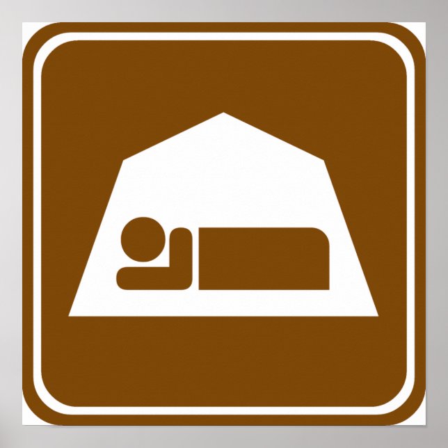 Camping Highway Sign (Front)