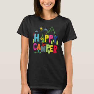 Camping Hiking  Present Happy Camper T-Shirt