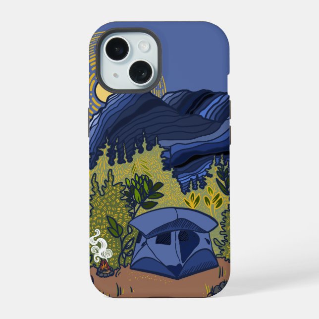 Camping in Mountains  Case-Mate iPhone case (Back)