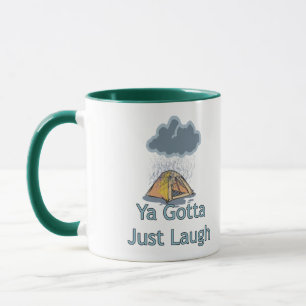 Camping in the Rain Mug