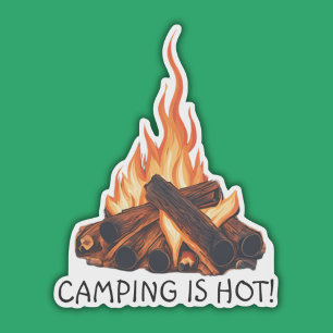 Camping Is Hot! Waterproof 