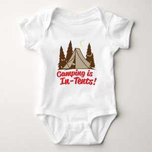 Camping Is In-Tents Baby Bodysuit