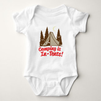 Camping Is In-Tents Baby Bodysuit