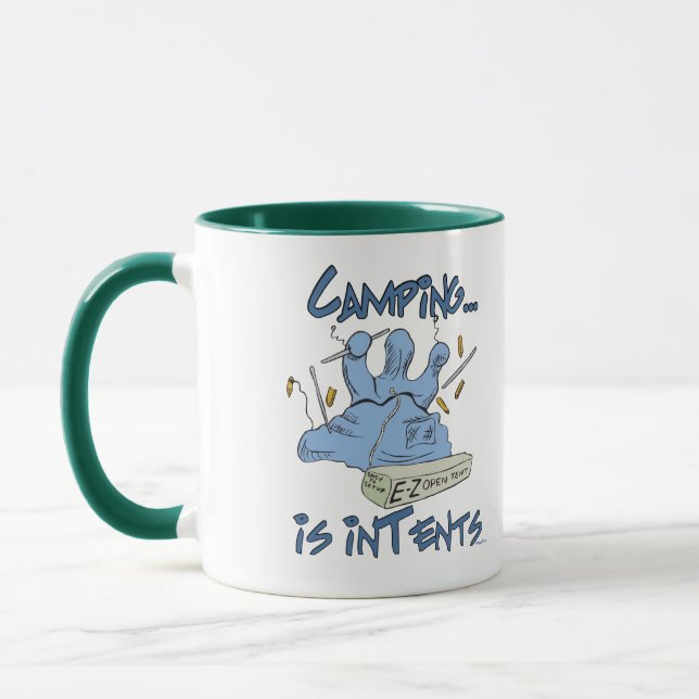 Camping is Intents Mug (Left)