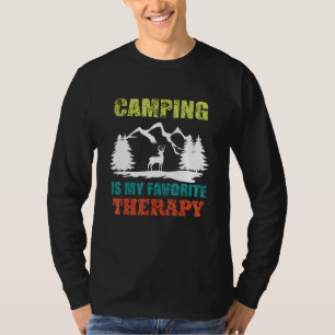 Camping Is My Favourite Therapy T-Shirt