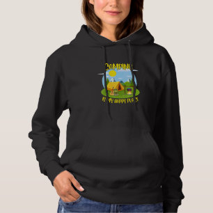 Camping Is My Happy Place For Tent Campers Hoodie