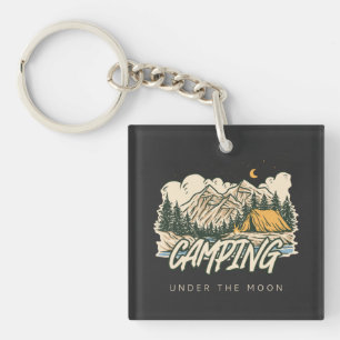 Camping Is My Love Language Key Ring