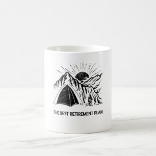 Camping Is My Retirement Plan Retired Camper Coffee Mug