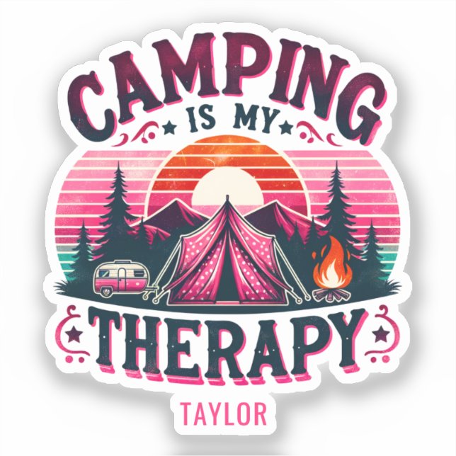 Camping Is My Therapy (Front)