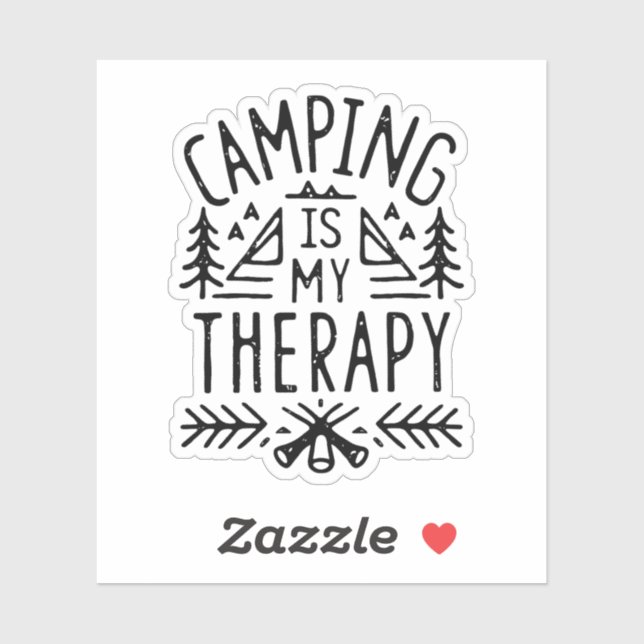 Camping is my therapy (Sheet)