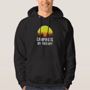 Camping Is My Therapy Camping 1 Hoodie