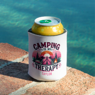 Camping Is My Therapy Can Cooler