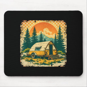 Camping is my therapy mouse pad
