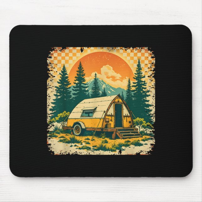 Camping is my therapy  mouse pad (Front)