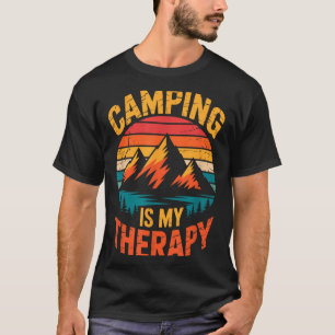 Camping is therapy camp camping outdoor adventure T-Shirt