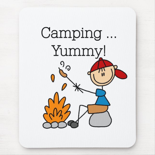 Camping is Yummy Mouse Pad (Front)