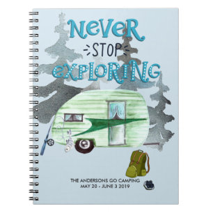 Camping Journal Custom Road Trip Journal
