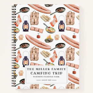 Camping Journal Custom Road Trip Journal