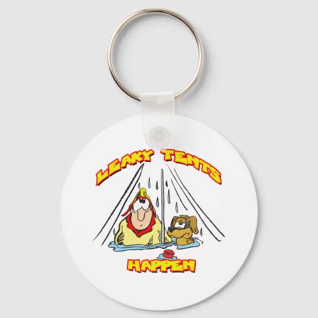 Camping-LeakyTents Key Ring (Front)