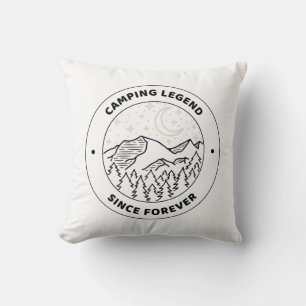 Camping Legend Since Forever Cushion