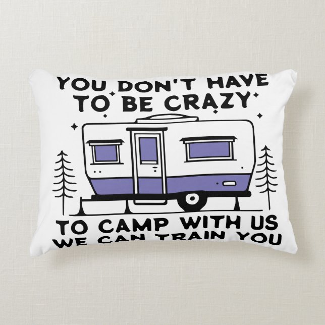 Camping Legend Since Forever Decorative Cushion (Front)