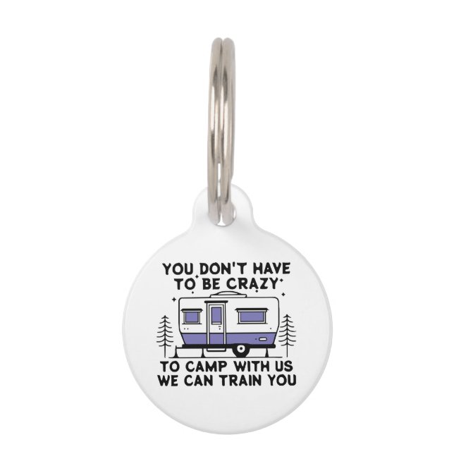 Camping Legend Since Forever Pet Tag (Front)