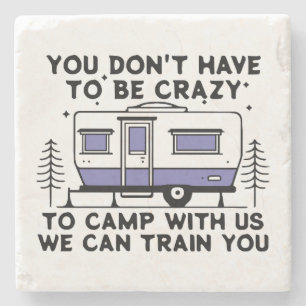 Camping Legend Since Forever Stone Coaster