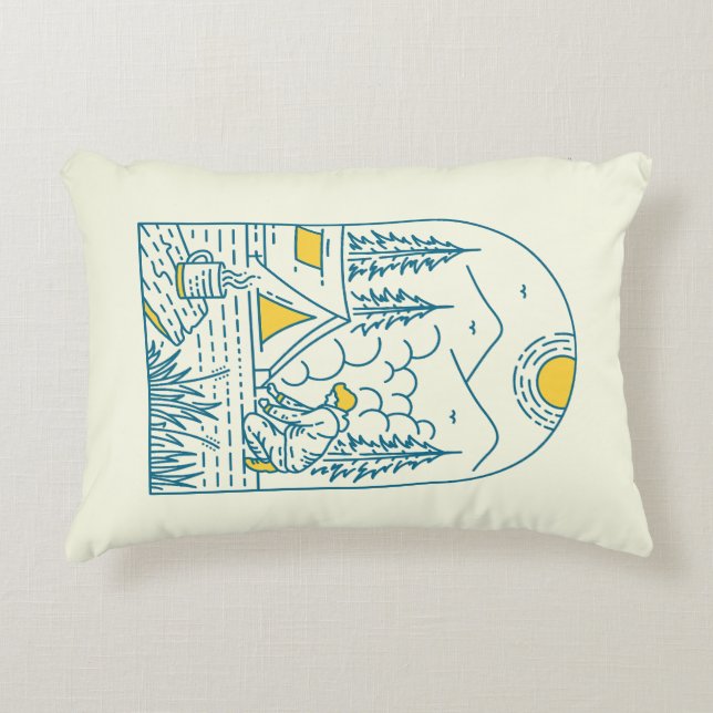 Camping Life 1 Decorative Cushion (Front)