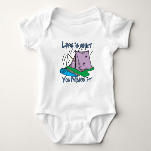Camping Life Baby Bodysuit