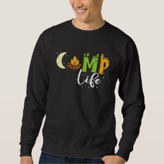 Camping Life Camper Forest Summer Camping Road Tri Sweatshirt