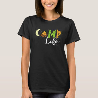 Camping Life Camper Forest Summer Camping Road Tri T-Shirt
