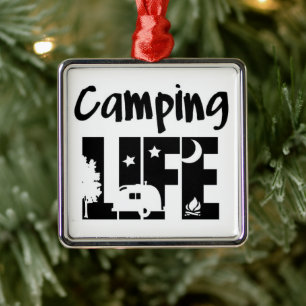 ***CAMPING LIFE*** FUN ANYTIME ORNAMENT