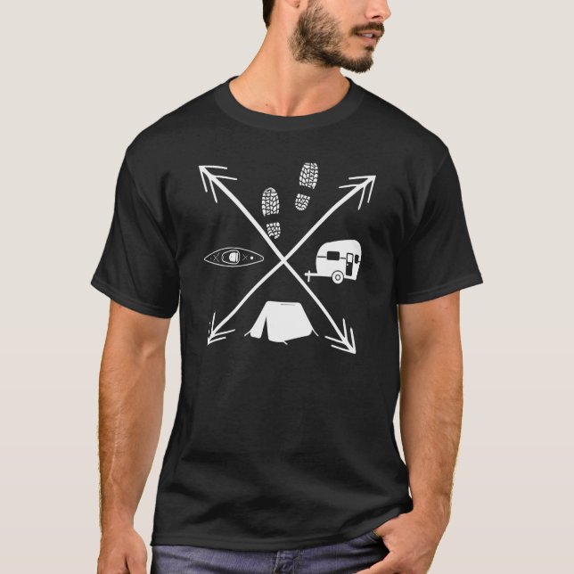 Camping Life hiking  1 T-Shirt (Front)