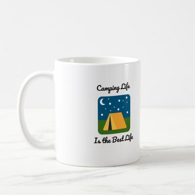 Camping Life if the Best Life Mug (Left)