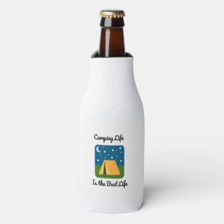 Camping Life is the Best Life Bottle Cooler