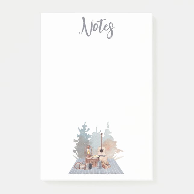 Camping Life Outdoor Adventure Post-it Notes (Front)