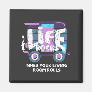 Camping - Life Rocks Magnet