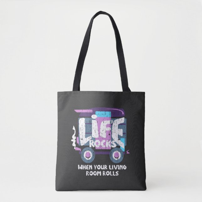 Camping - Life Rocks Tote Bag (Front)