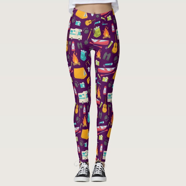 Camping Love Leggings (Front)